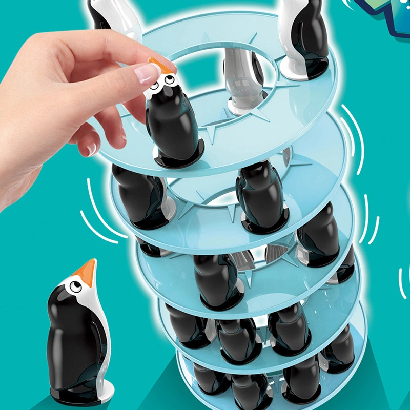 Educational Toys Desktop Interactive Toys Penguin Stacking Balance Tower Toy Game