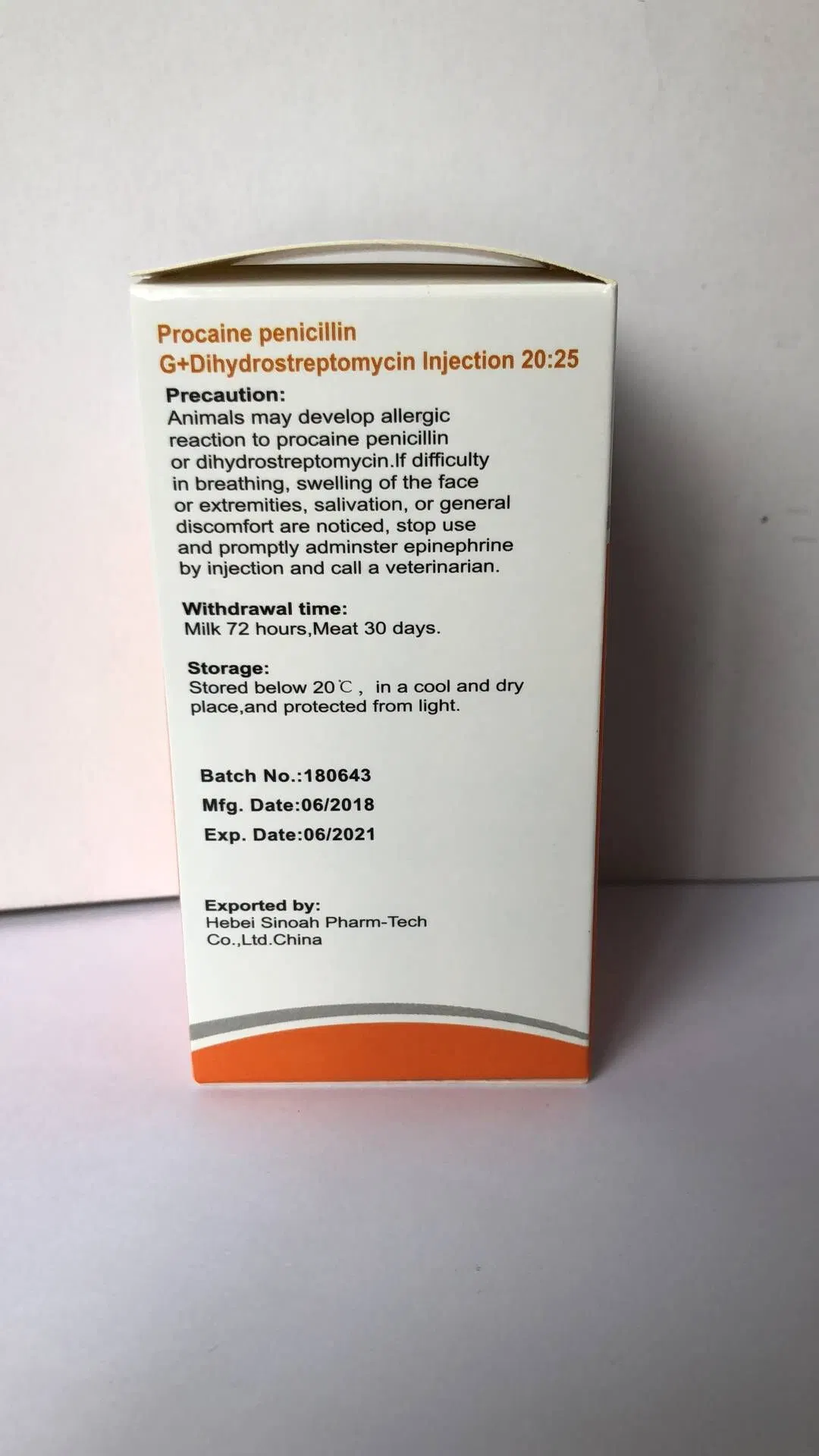 Penicillin Streptomycin / Pen & Strep Suspension for Injection / Pen-Strep 20/20