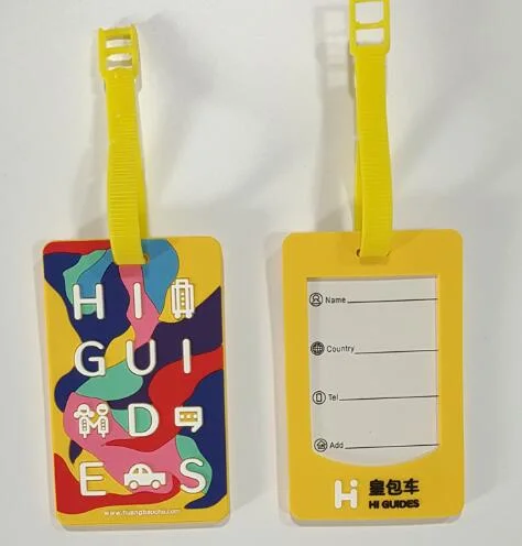 3D Customised Silicone Luggage Name Tags