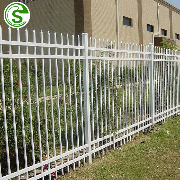 3rails Powder Coated Antirust Steel Fence Garrison Fencing