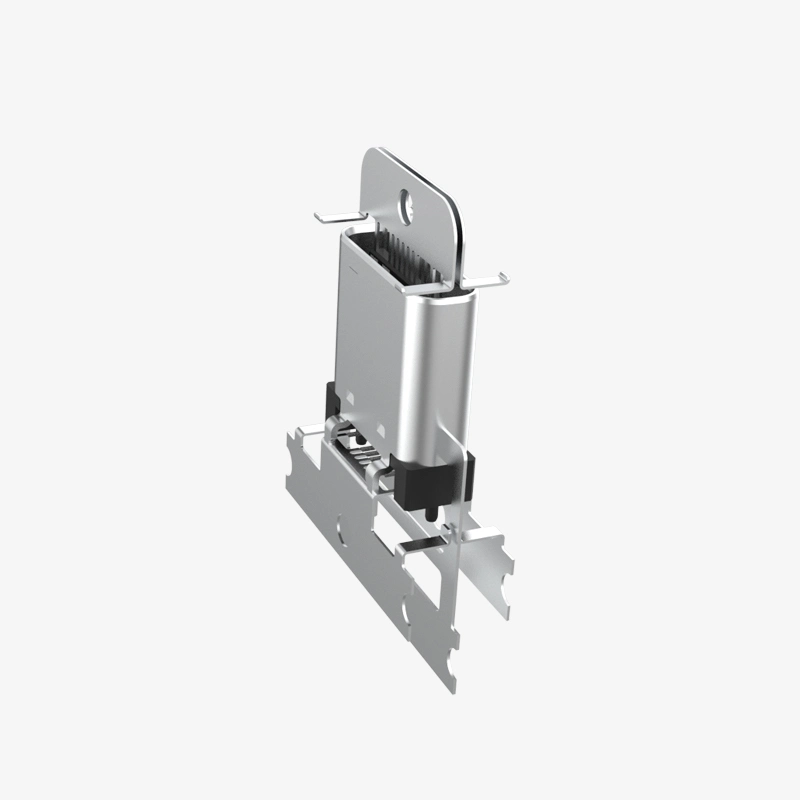 USB TIPO C Tomada Vertical 16pinos à prova de SMT Ligações Eléctricas