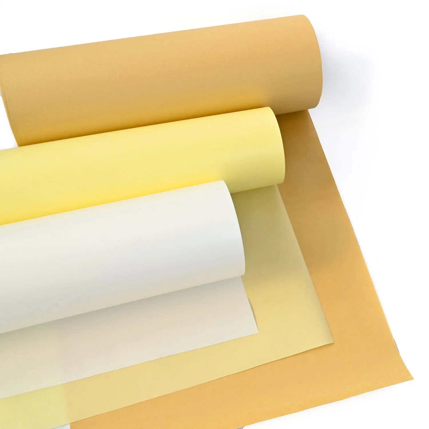 Yellow White Double Plastic Single Silicon Embossed Release Paper Quality Guarantee