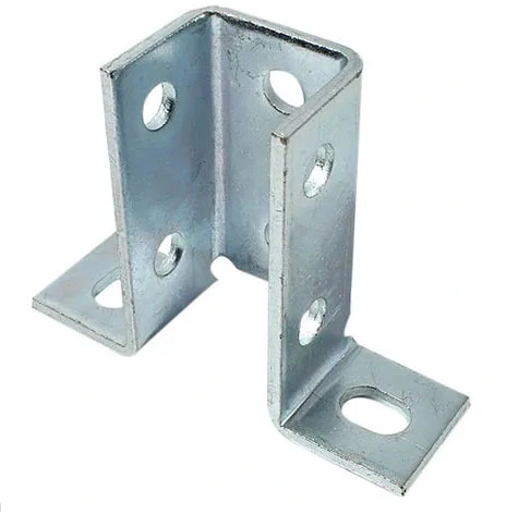 Galvanized Fasteners Mounting Hardware Steel Base Plates for Strut Channels Channel Strut Fittings