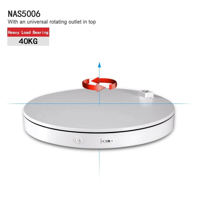 Turntable-Bkl 50cm 360 Mostrar Heavy Duty de la plataforma giratoria mesa giratoria de 40 kg de salida de la rotación en la parte superior