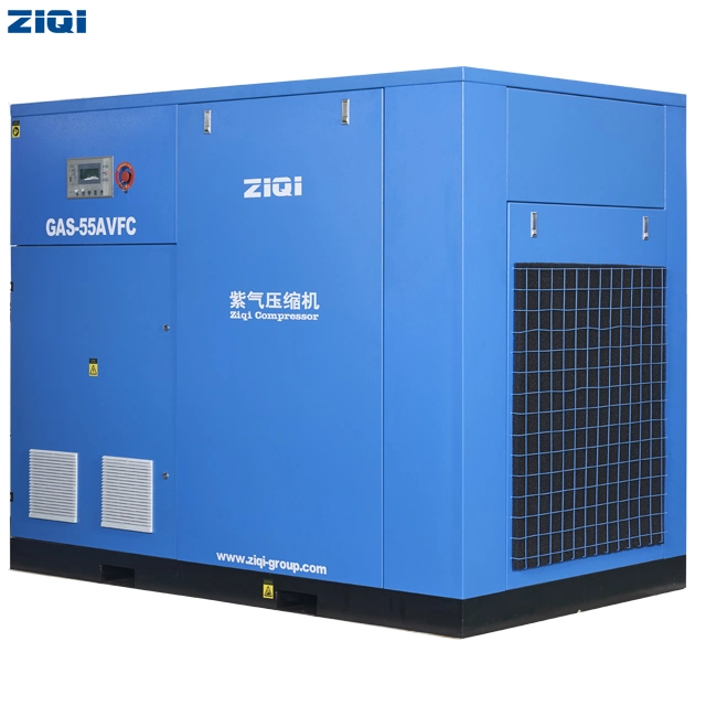 Industrial Compressor Heavy Duty VSD Stationary AC Power Electric Air Cooled Directly Driven Rotary Screw Gas Air Compressors Pump with Germany Ghh Rand Air End