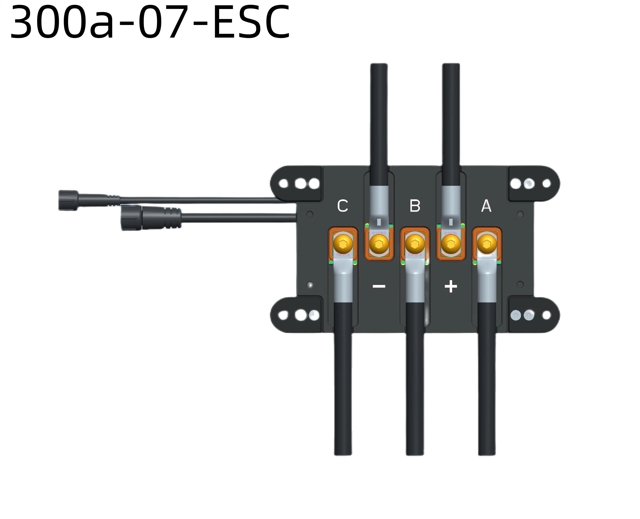 Водонепроницаемый Quanly программируемые установки ESC 300A 60V Sensorless Бесщеточный электродвигатель постоянного тока регулятора скорости