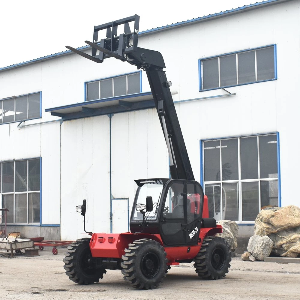 China Made Durable Quality Material Handling Telescopic Boom Forklift Small Telehandler with CE Telescopic Boom Handler for Sale in European Market