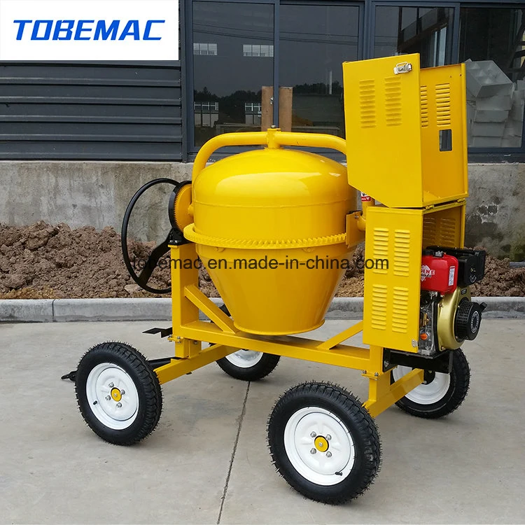 Cm350-4c Portable Concrete Mixer with Gasoline Engine