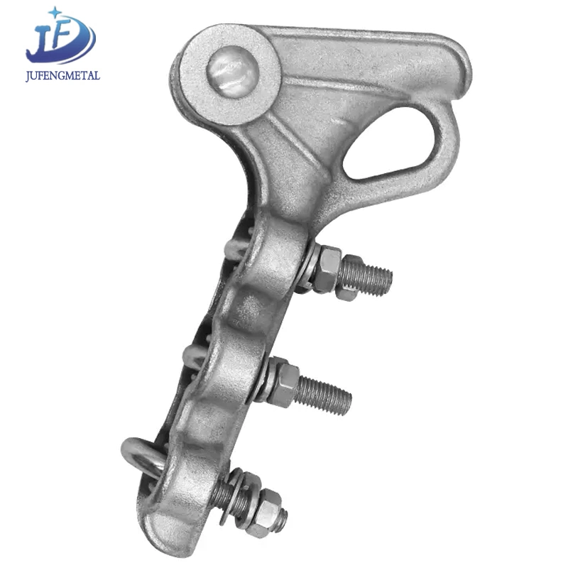 Hot-Selling Electric Power Fitting Casting Wedge Type Dead End Strain Tension Clamp