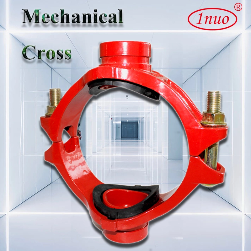 1nuo FM/UL/Ce Approval Epoxy and Galvanized Threaded/Grooved Mechanical Cross 300psi 1-12 Inch Manufacturer