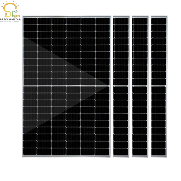 Mono Monocrystalline Polycrystalline Module Photovoltaic on/off Grid Half Cell Solar System Power PV Half Cell Photovoltaic Perc Hjt Energy Panel with ISO