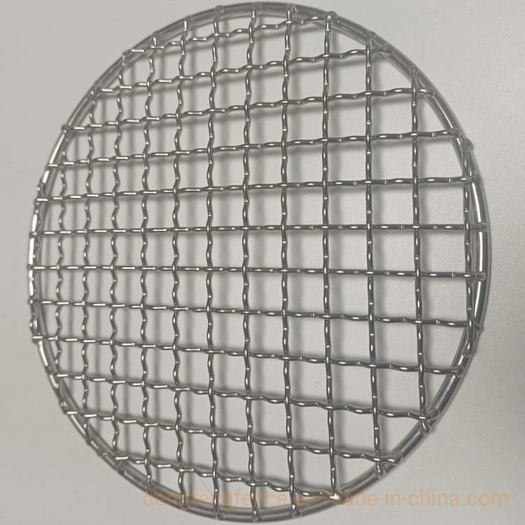 Stainless BBQ Net Barbecue Flat Type180mm X280mm BBQ Wire Mesh Barbecue