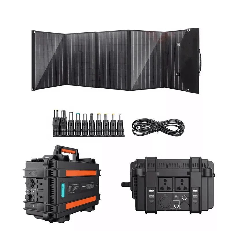 Portable Power Station Supply Handled 500W Generator Solar Solar Power