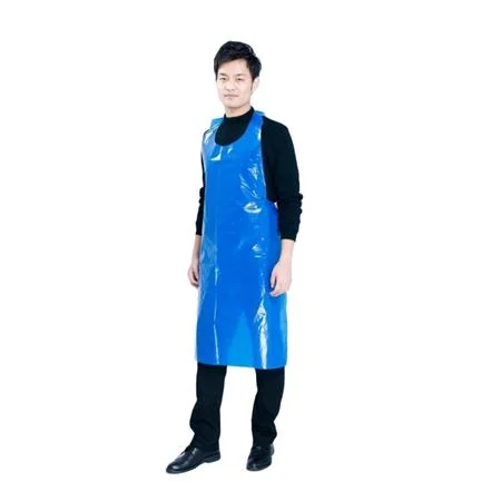 Transparent Disposable Bib Apron, Poly Apron Flat Packing