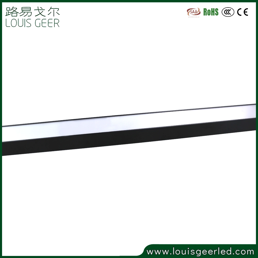 Hot Sell Office Lights Interior Decoration LED Lighting Hanging Track Mounted Linear Light for High-End Commercial Building, Office, Stores