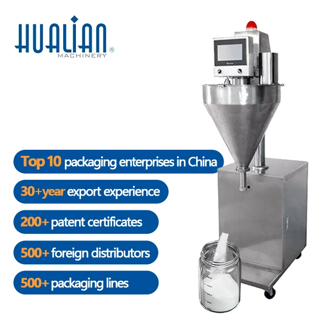 Flg-500A Hualian Single-Room Feeding Manual Powder Filling Machine