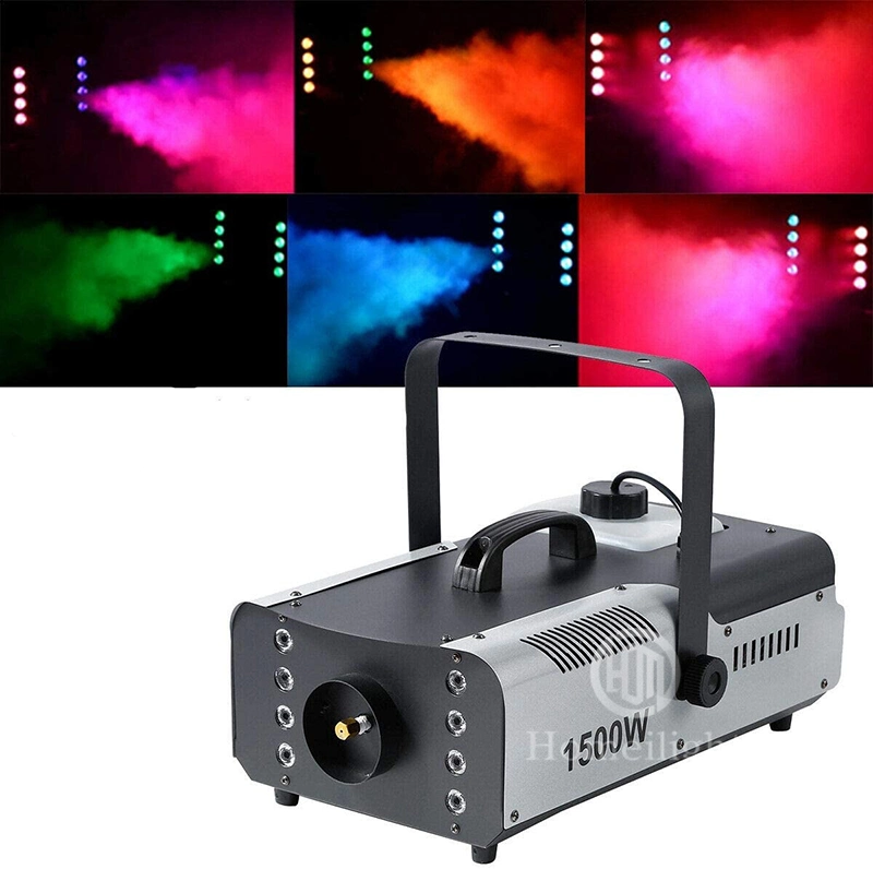 Professional DJ Show Party Stage Fog Effect Equipment Remote Wire DMX512 Control 1500W Fog Machine