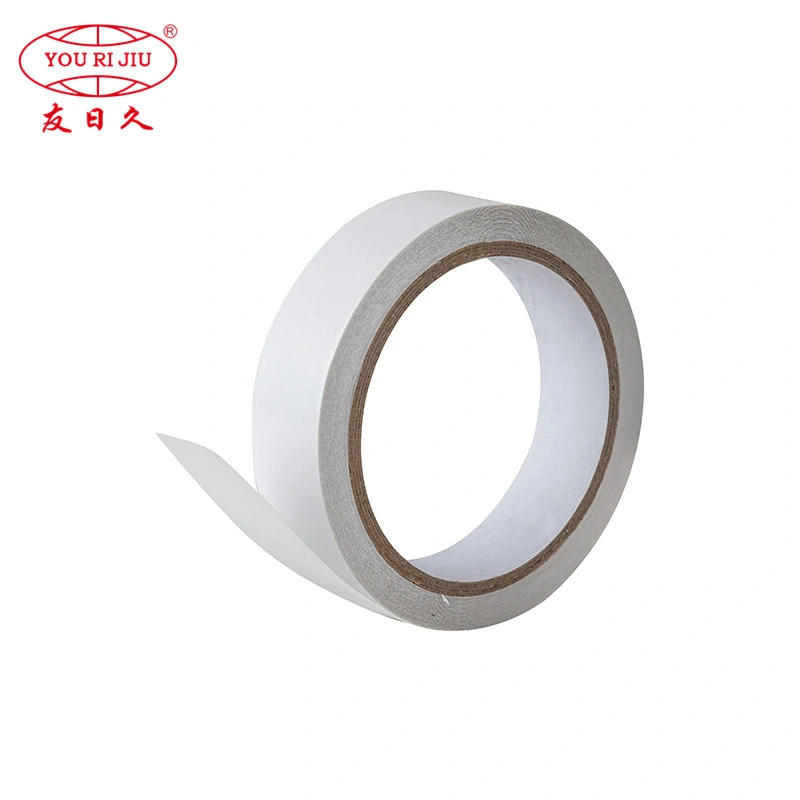 Yourijiu Cloth Electrical Stationery Pasting Two Side White Yellow Paper Hotmelt Solvent Glue Tissue Tape