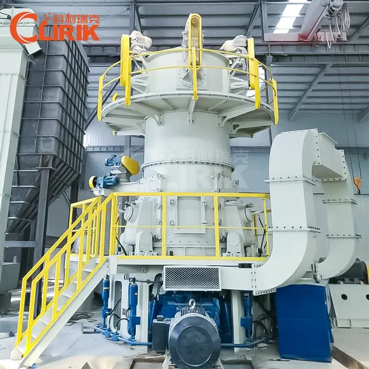Calcium Carbonate Ultra Fine Grinding Plant Vertical Roller Mill for Fluorite Mica Dolomite Pyrophyllite Mineral Phosphorite Marble Powder Factory