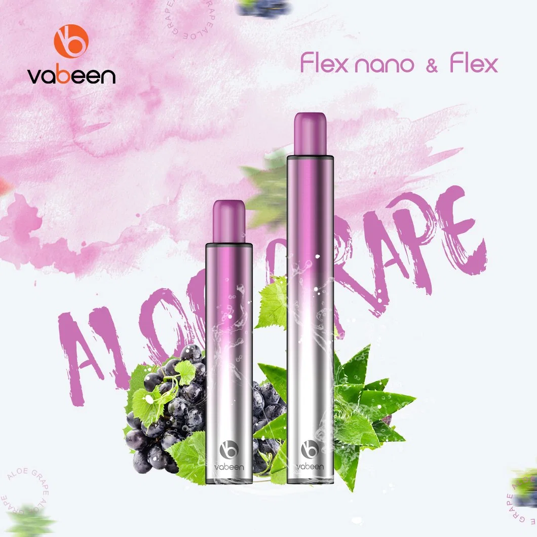 France Hot Selling Vabeen Disposable/Chargeable Vape Pen with Soft Silicone Mouthpiece 10 Flavors Tpd Certification Vaporizer 758puffs