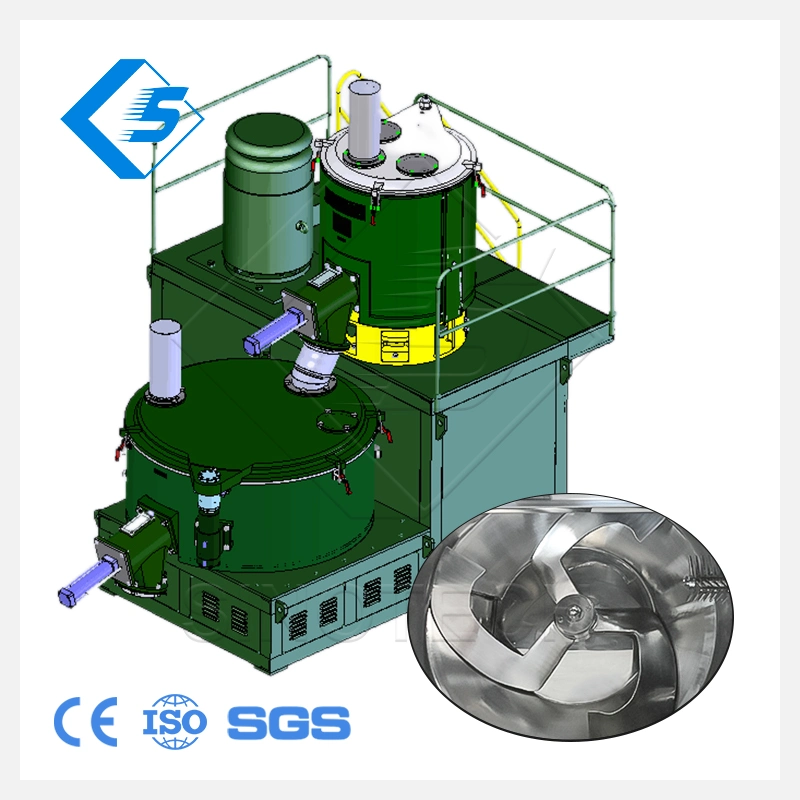 Horizontal Conveying System Chemical Plastic Cement Mixer Automatic Feeding Dosing Mixing