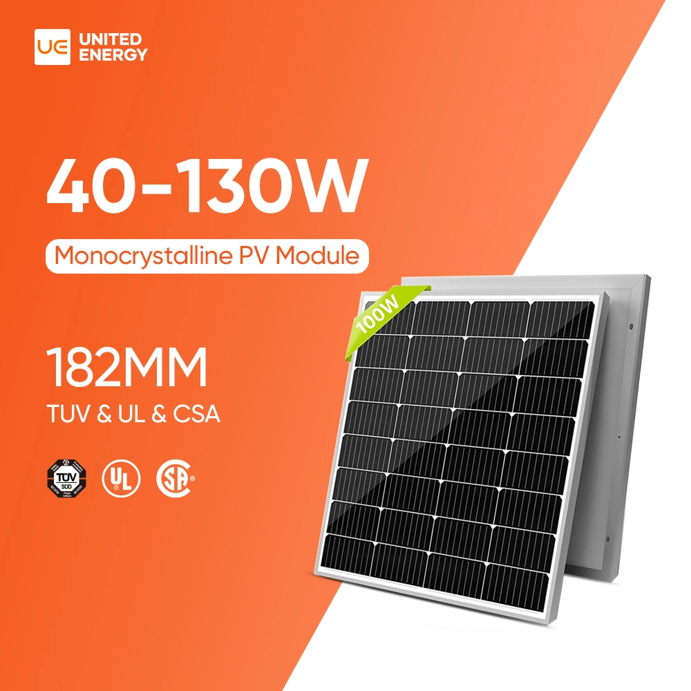 China Supplier Solar Panel 40W 80W 100W 120W for Sun Power Energy System