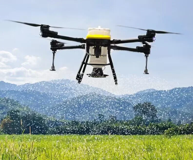 La fumigación de cultivos con aviones no tripulados Uav Gyroplane Máquina Pulverizadora de plaguicidas agrícolas aviones con piloto automático sistema de pulverización