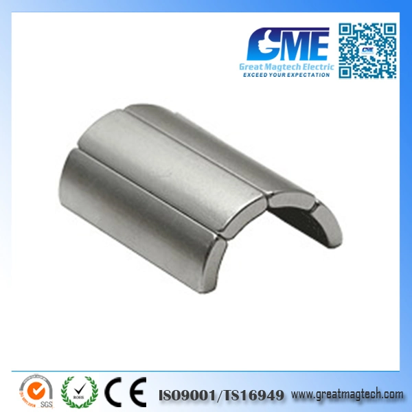 N35 Neodymium Arc Magnets Custom Segment NdFeB Magnet