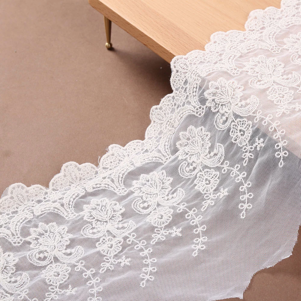 Vintage White Lace Ribbon Trim Bridal for Wedding Dresses