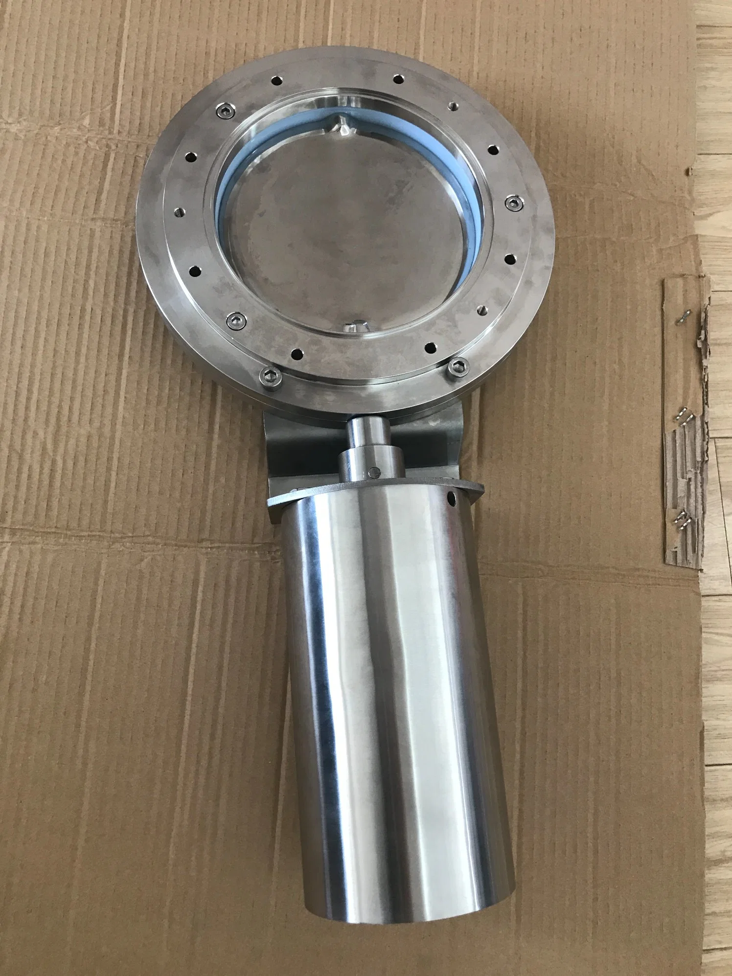 Stainless Steel Food Grade Pneumatic Butterfly Valve with Control Cap (JN-BV1002)