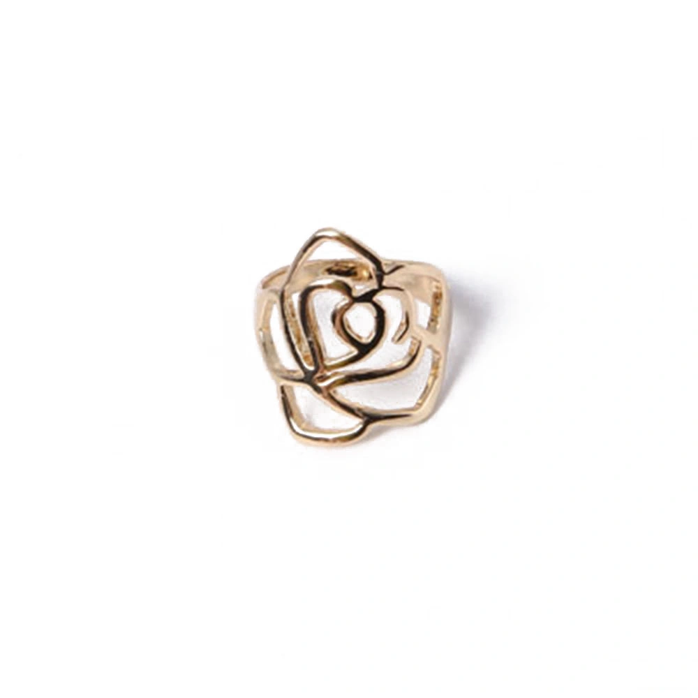 Fancy Fashion Jewelry Pearl Gold Ring with Number 5