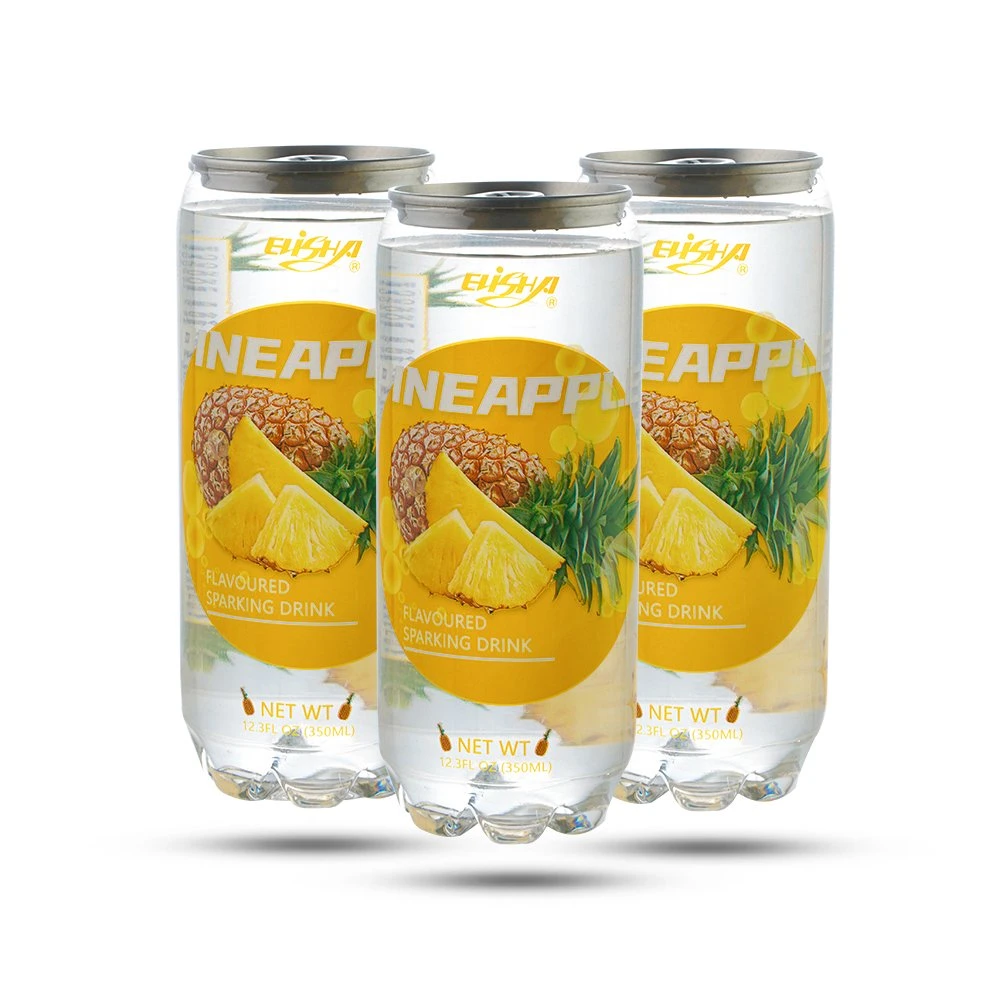 350ml Pineapple Flavor Soda Water with HACCP