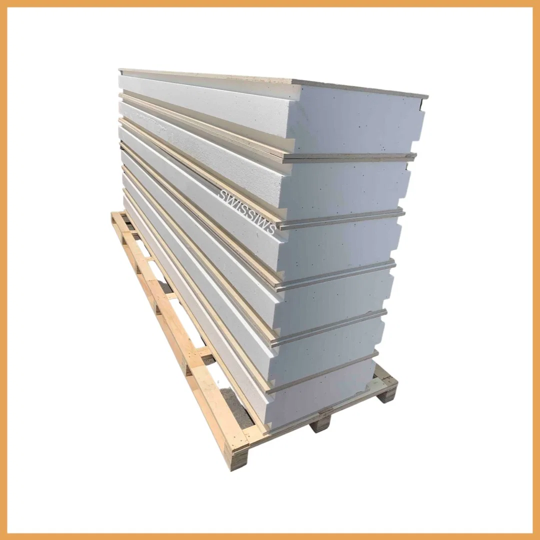 Glass Fireproof Sulfate MGO Glass Magnesium Oxide Sips EPS XPS Phenolic Insulated Sandwich Panel