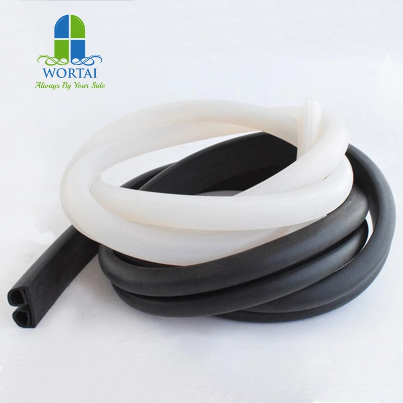 High quality/High cost performance  Coldroom Door Seal Double E Shape Silicone Rubber Sealing Strip