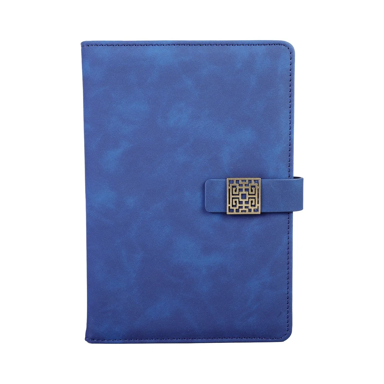 L'impression personnalisée A5 Journal Journal d'affaires pu l'ordinateur portable en cuir avec boucle de ceinture