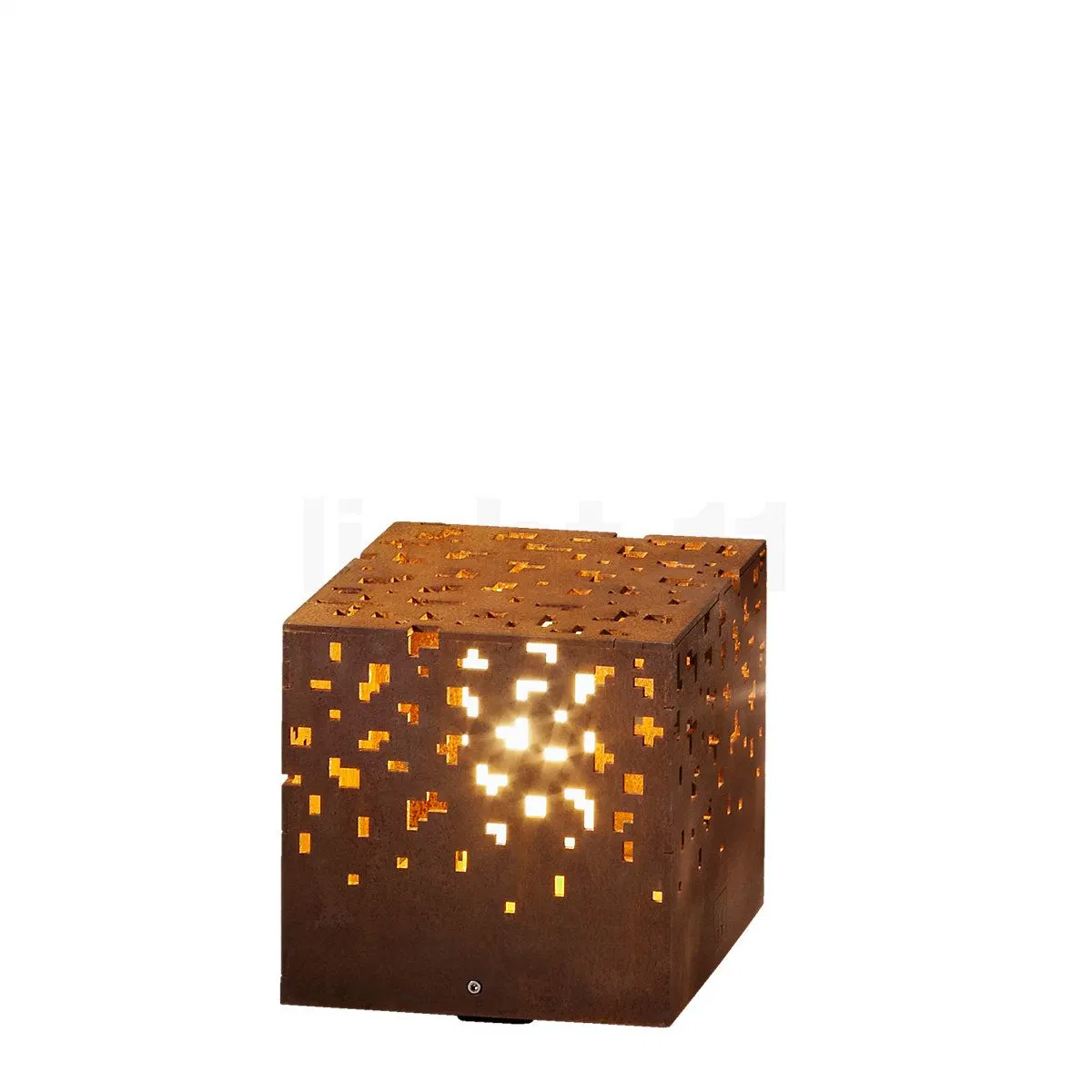 Waterproof Lightbox Corten Steel Garden Lamp