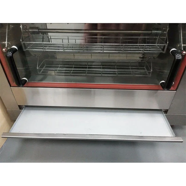 Rotisserie Machine Rotary Gas Chicken Grill Oven Stainless Steel Commercial Electric Roast Chicken Machine Hotel Catering Equipment