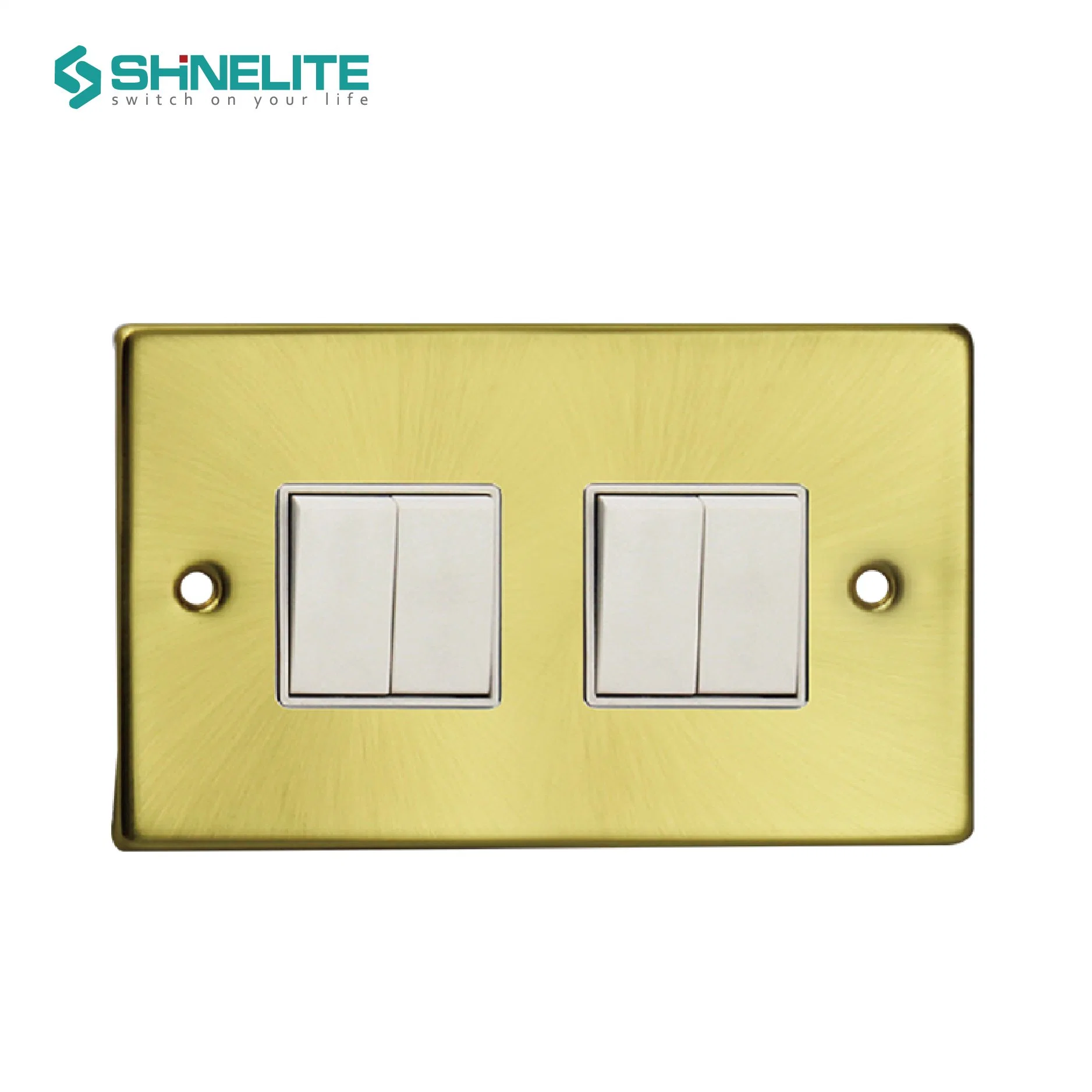 Metal Switch 1 Gang New Design 10A Metal Switch Wall Connection Switch