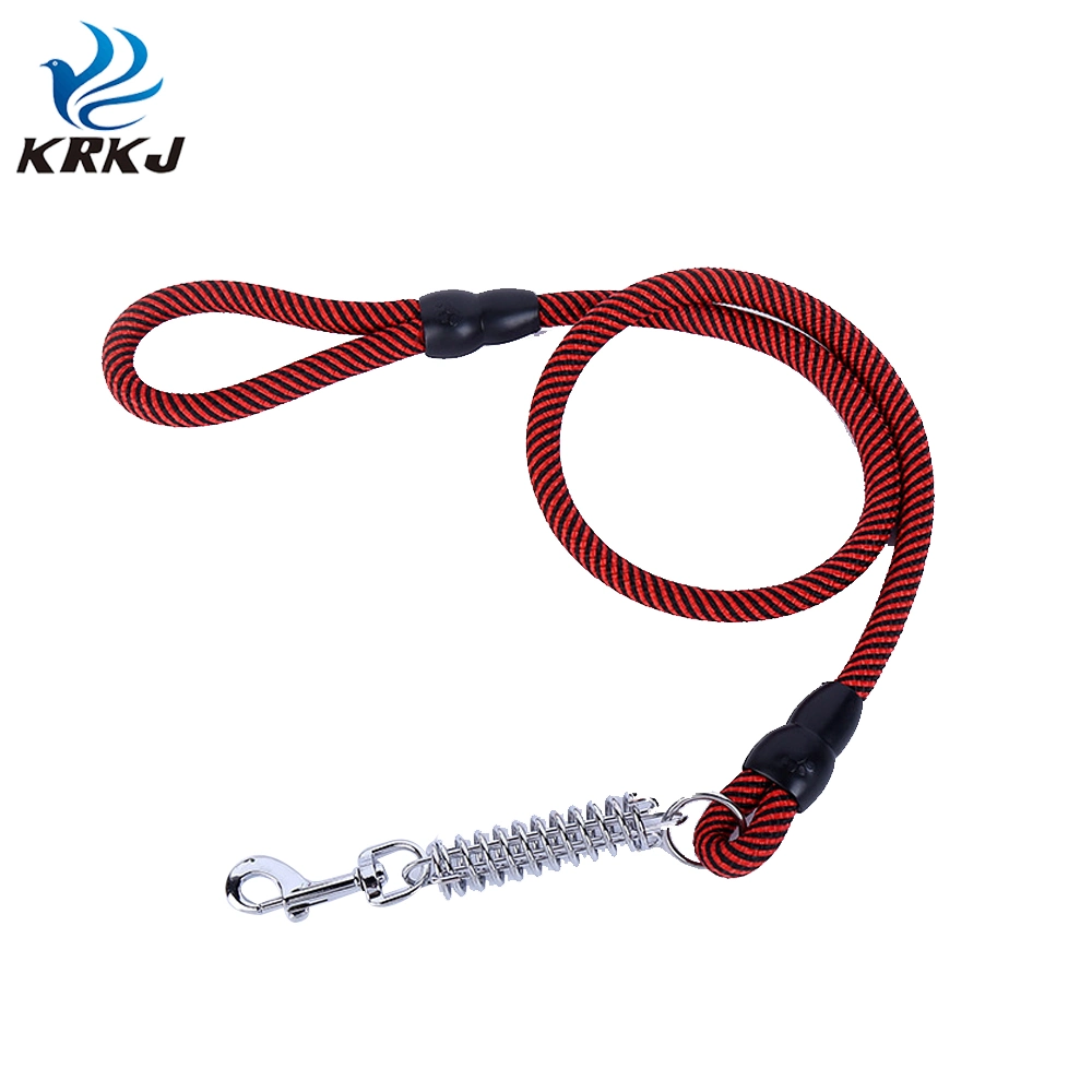 Tc1112 Nylon Buffer Rope Leash Dog Lead with Spring Design for Pet