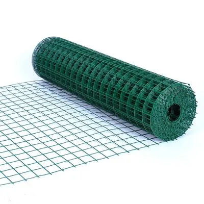 Low Price 6 Gauge 4X4 Green PVC Coated Welded Wire Mesh Fence