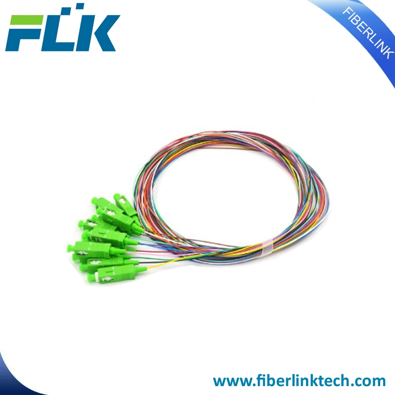 FTTH/FTTX 12 Colors Sc/LC/APC/Upc Cable Fiber Optical/Optic Multi-Pigtail