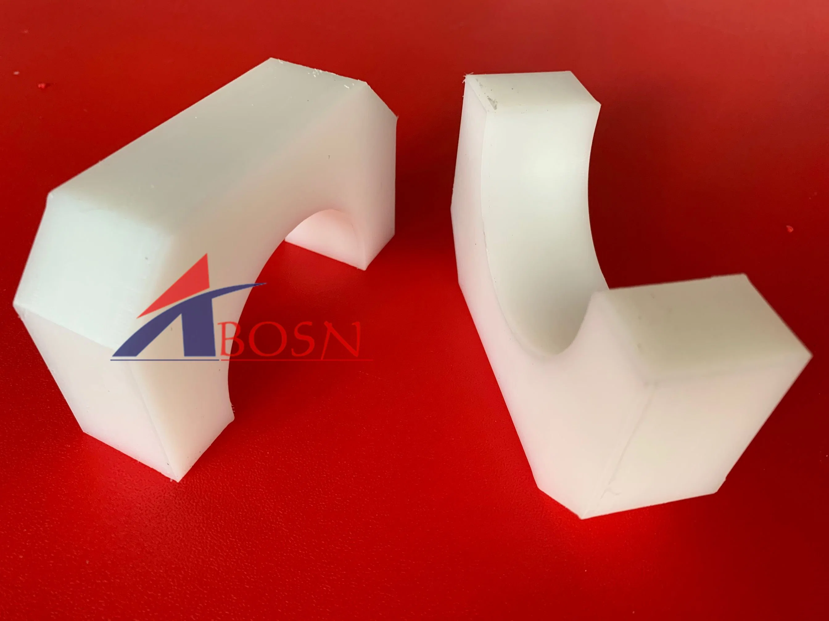 La couleur noire UHMWPE entretoise, bloc de support de câble en PEHD, UHMWPE Support de tuyau