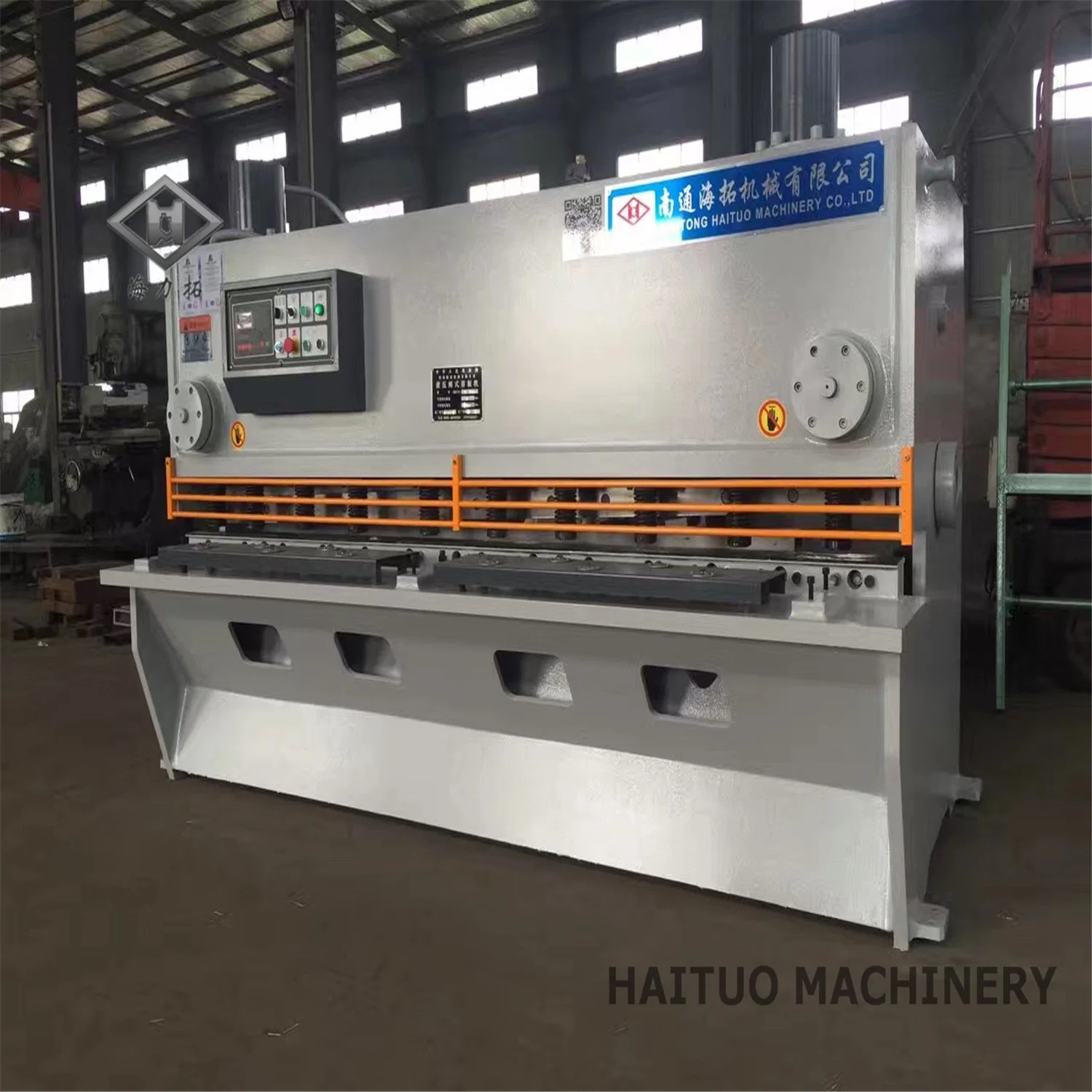 QC11y Sheet Metal Plate CNC Hydraulic Swing Beam or Guillotine Cutting Mechanical Shearing Machine