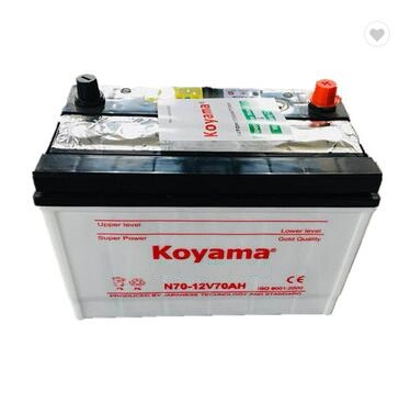 Korean 12V N70 12V70ah DC Hybrid Car Battery