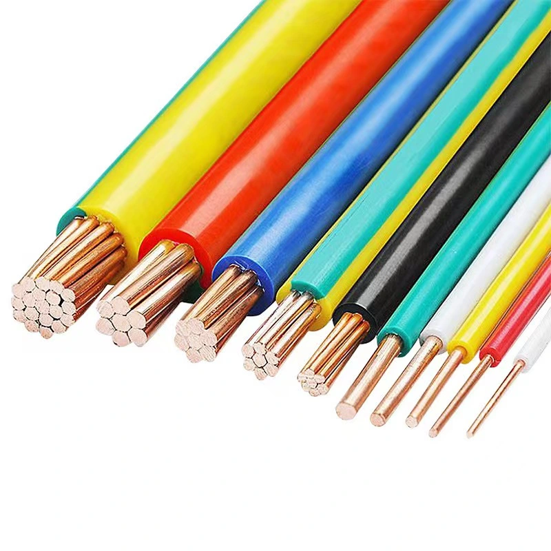 Cable de cobre BV/BVR 1,5 mm 2,5mm 4mm 6mm 10mm Casa Cableado eléctrico cable eléctrico cable PVC