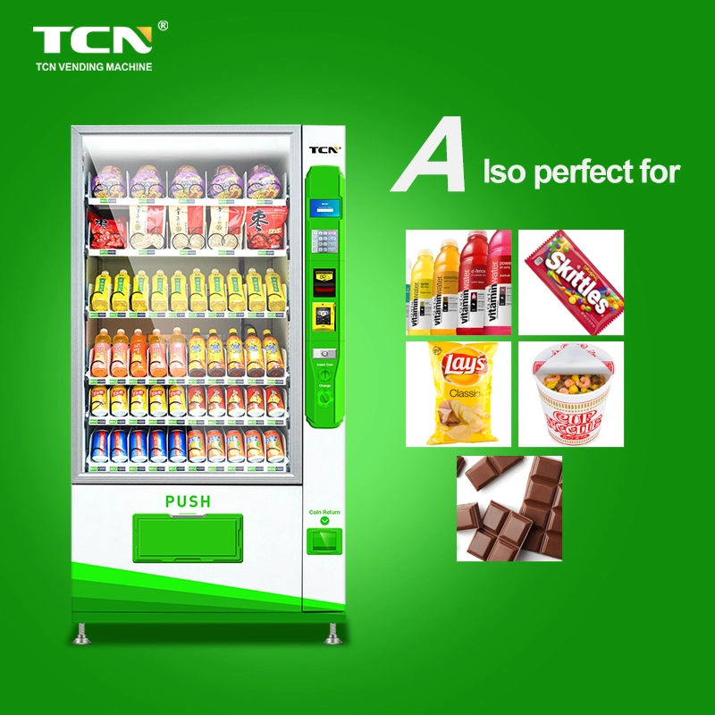 Food and Drinks Indoor Tcn Carton Wood Milk Snack Vending Machine