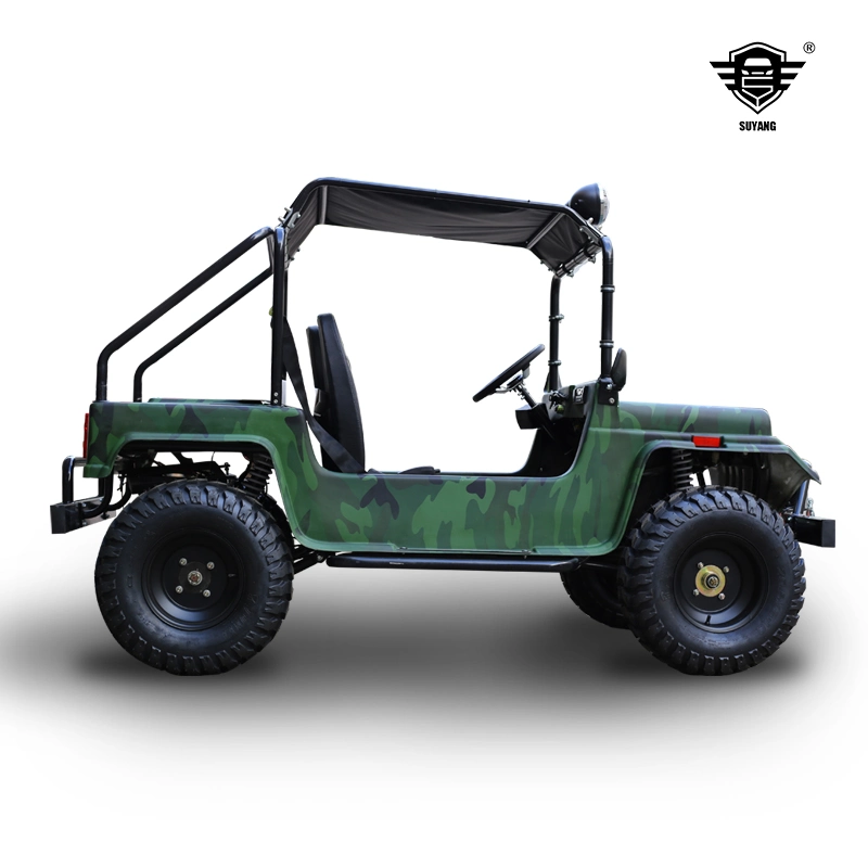 Mini Jeep Suyang para crianças com bancos duplos Mini Electric Buggy 1500W