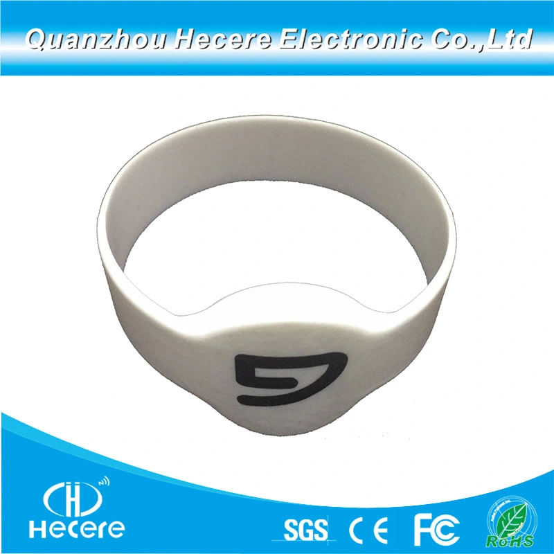 363bits T5577 inscriptibles de 125kHz en caoutchouc de silicone bracelet RFID ISO 11785