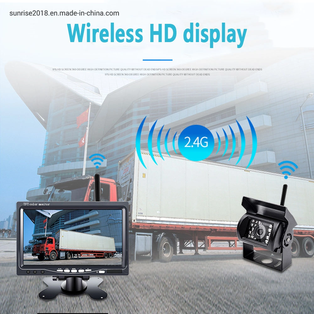 Heavy Duty HD Vehicle Monitor for Truck Wireless Car Rear View System