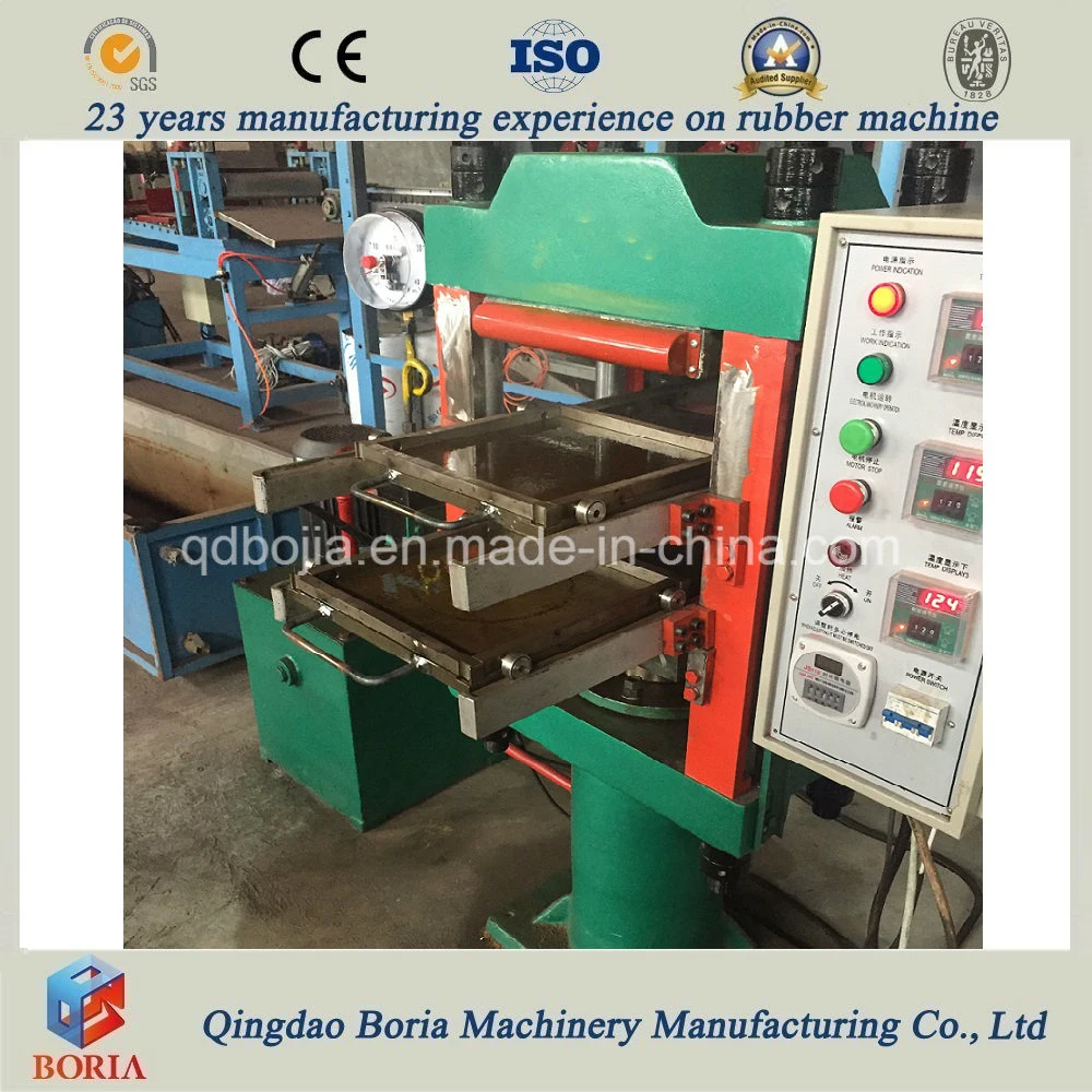 Manual Type Lab Test Plate Rubber Vulcanizing Press Machine